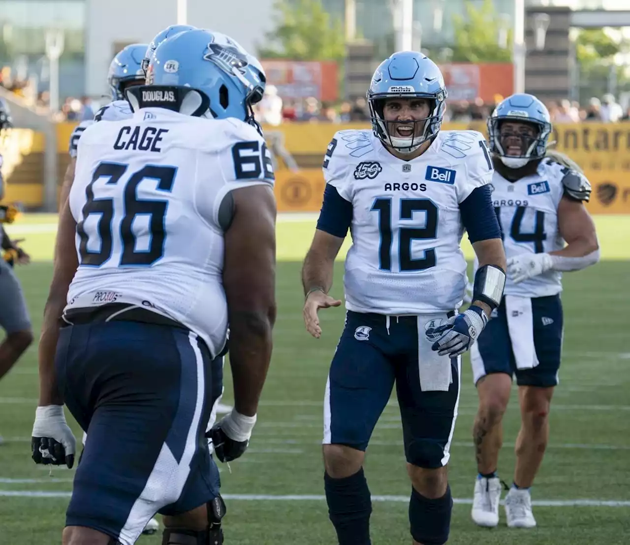 Argos can clinch season series with Montreal and playoff spot with home win