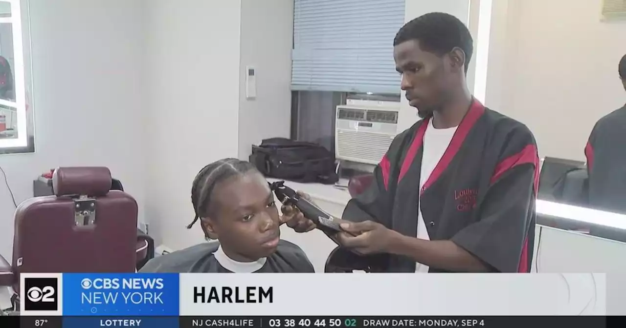 CBS New York, community partners offer back-to-school haircuts in Harlem