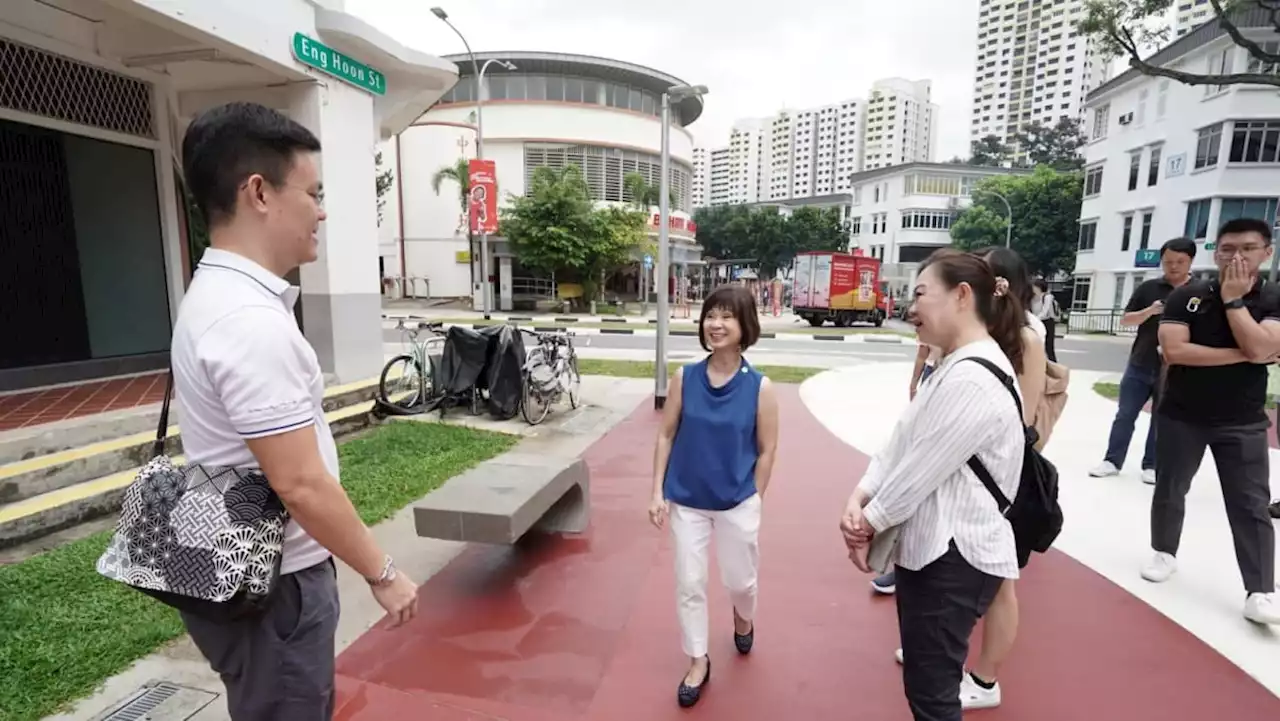 Road repurposing works completed at Tiong Bahru; covered linkway to be built by year-end