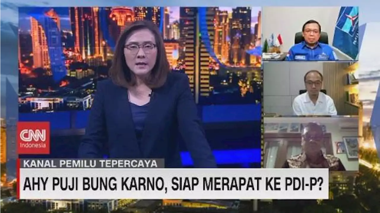 VIDEO: AHY Puji Bung Karno, Siap Merapat ke PDI-P?