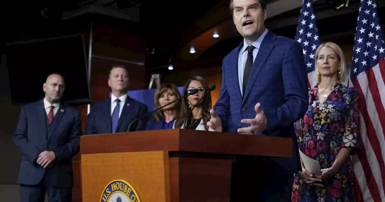 Matt Gaetz warns Kevin McCarthy 'may not have the job long' if he tries to stop Biden impeachment