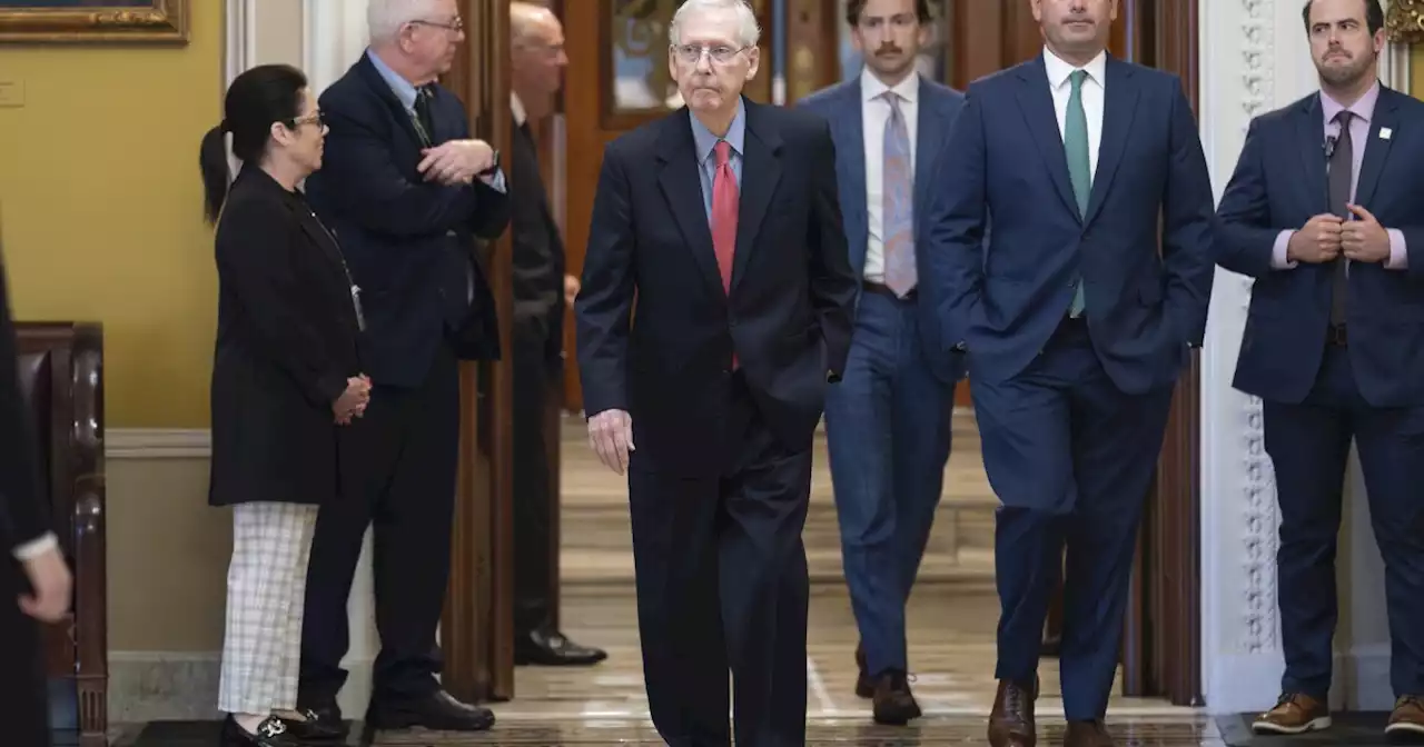 McConnell addresses health in first GOP senators meeting since freezing episode