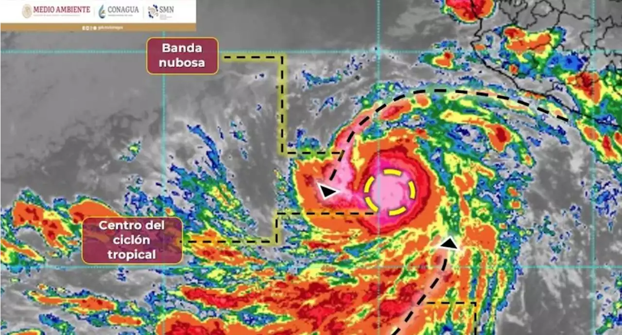 “Jova” se intensifica a huracán categoría 1; provocará lluvias fuertes en Nayarit, Jalisco, Colima y Michoacán