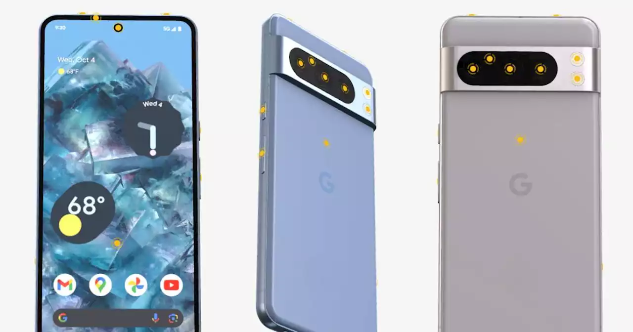 Google's latest Pixel 8 Pro leak shows temperature sensor, colors and more