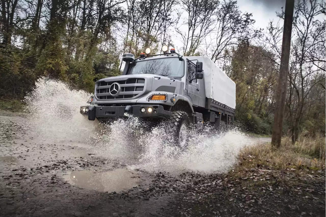 Ukraine hat über 100 Logistik-Lkw Zetros erhalten