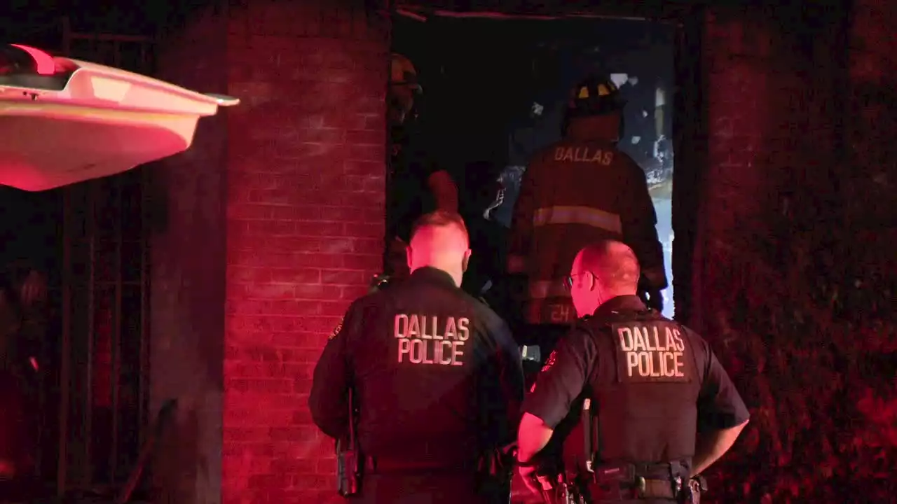 Man found dead in burning South Dallas home