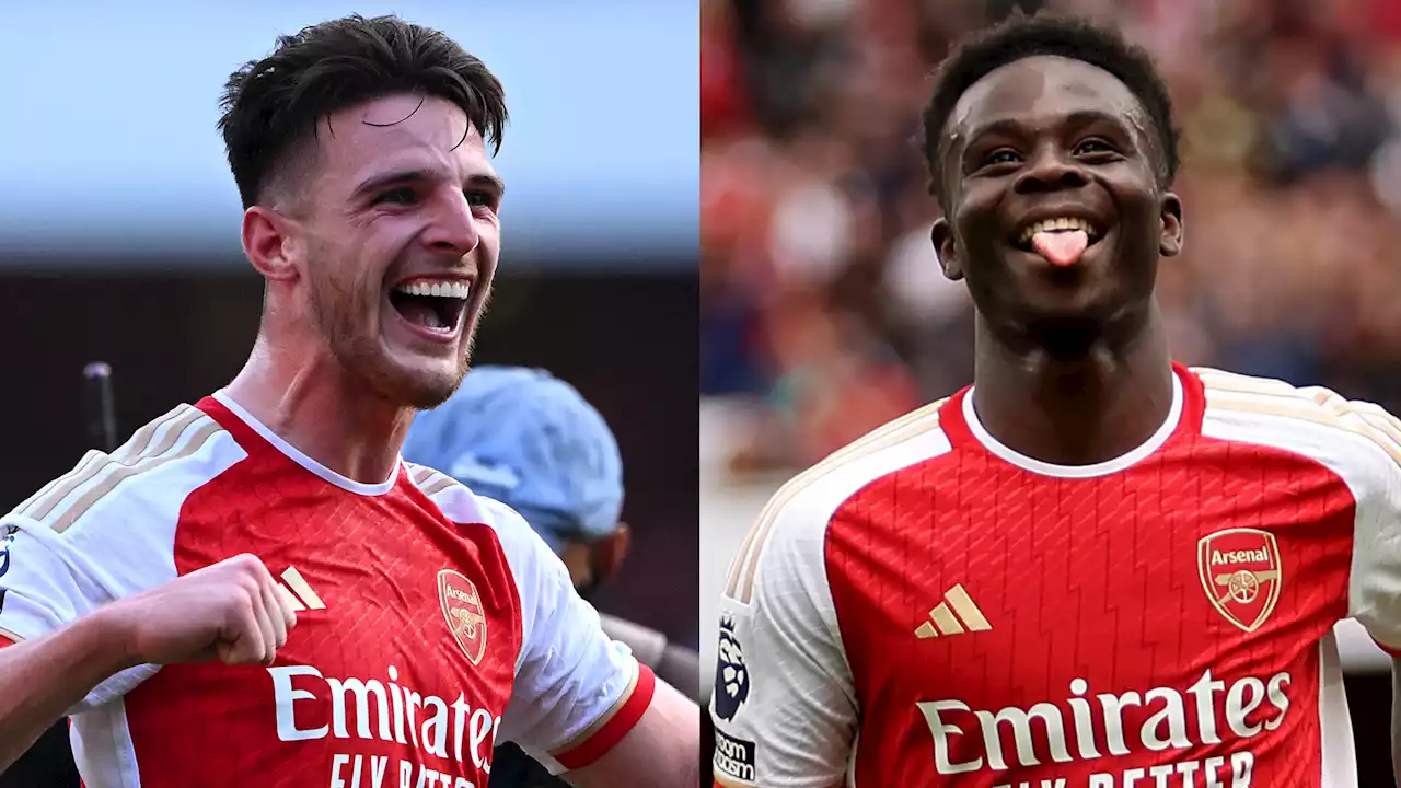 Bukayo Saka has watched Declan Rice's dramatic Man Utd winner 'over 20 times' with Arsenal's £100m signing praising 'crazy' Emirates atmosphere