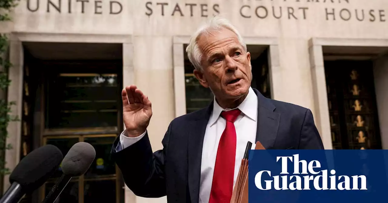 Ex-Trump aide Peter Navarro faces trial on contempt of Congress charges