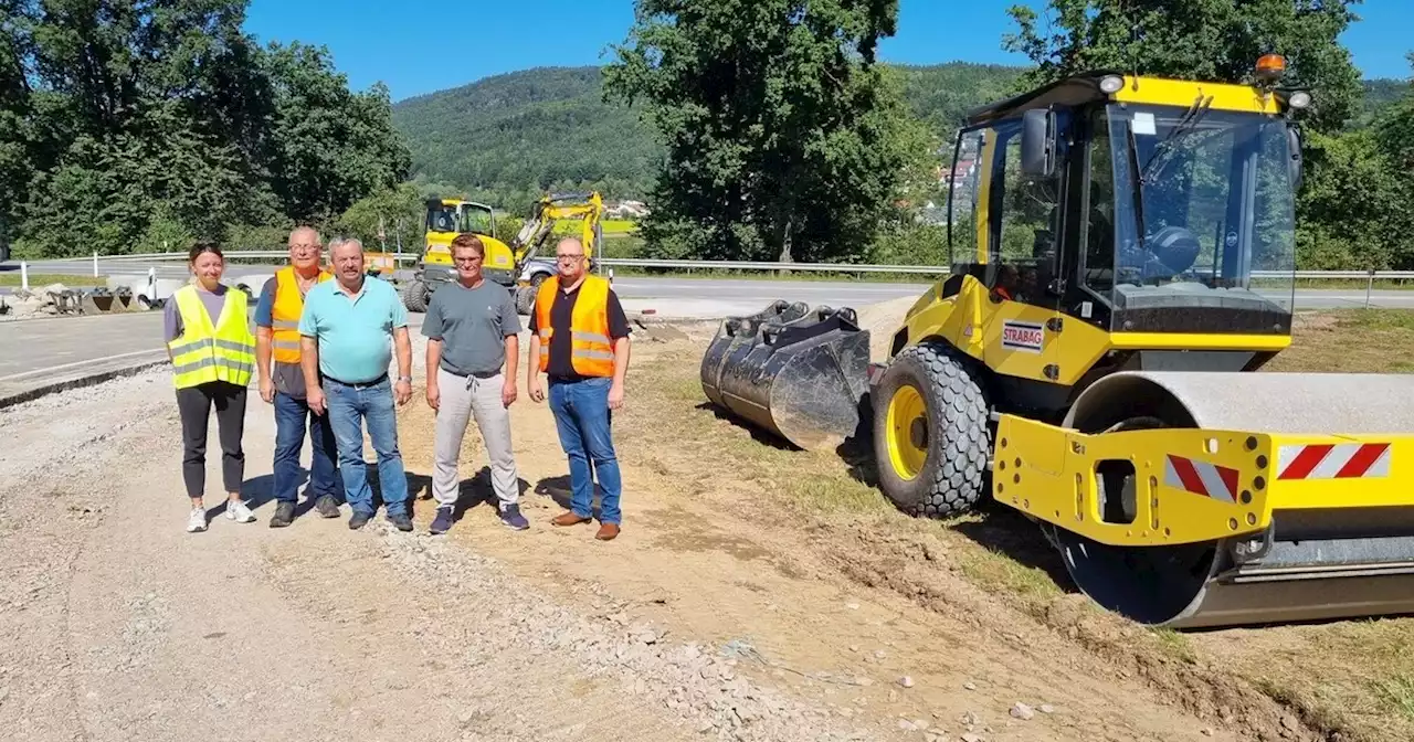 In Miltach beginnt am Montag der Bau des Kreisverkehrs