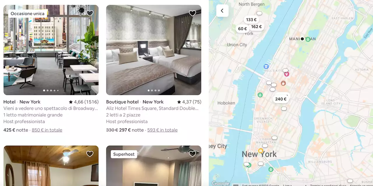 Sarà molto più difficile trovare un Airbnb a New York