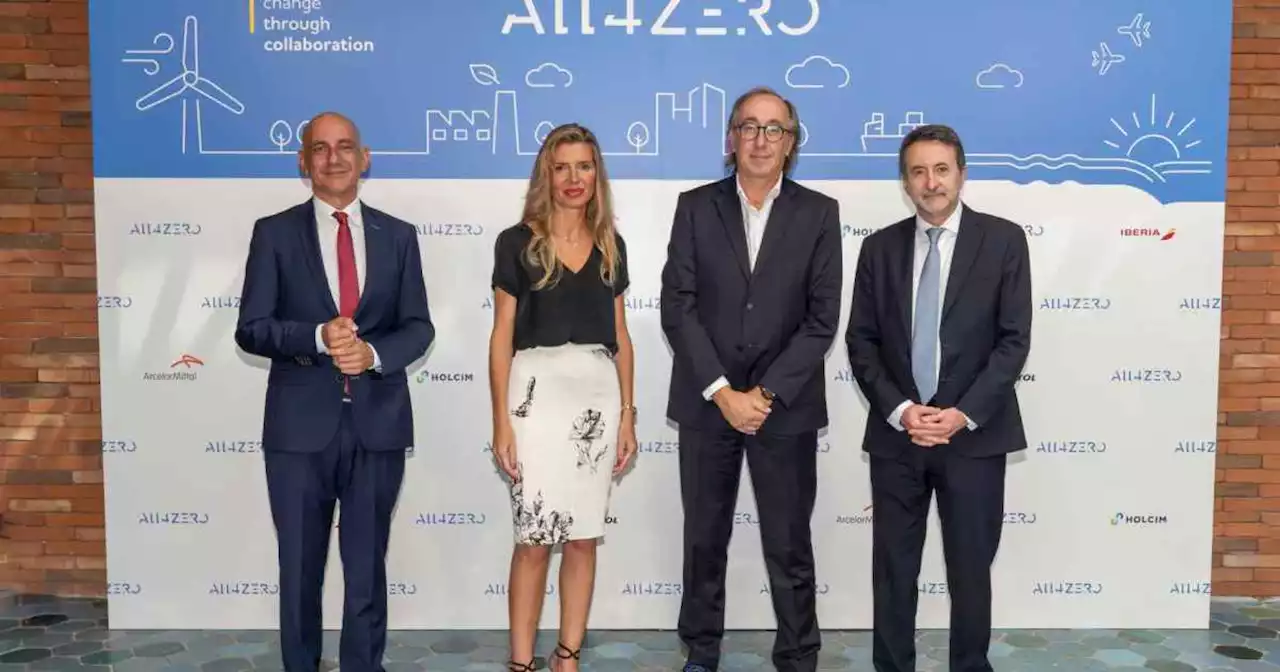 Iberia, Repsol, ArcelorMittal y Holcim lanzan All4Zero, un hub de innovación tecnológica para la descarbonización