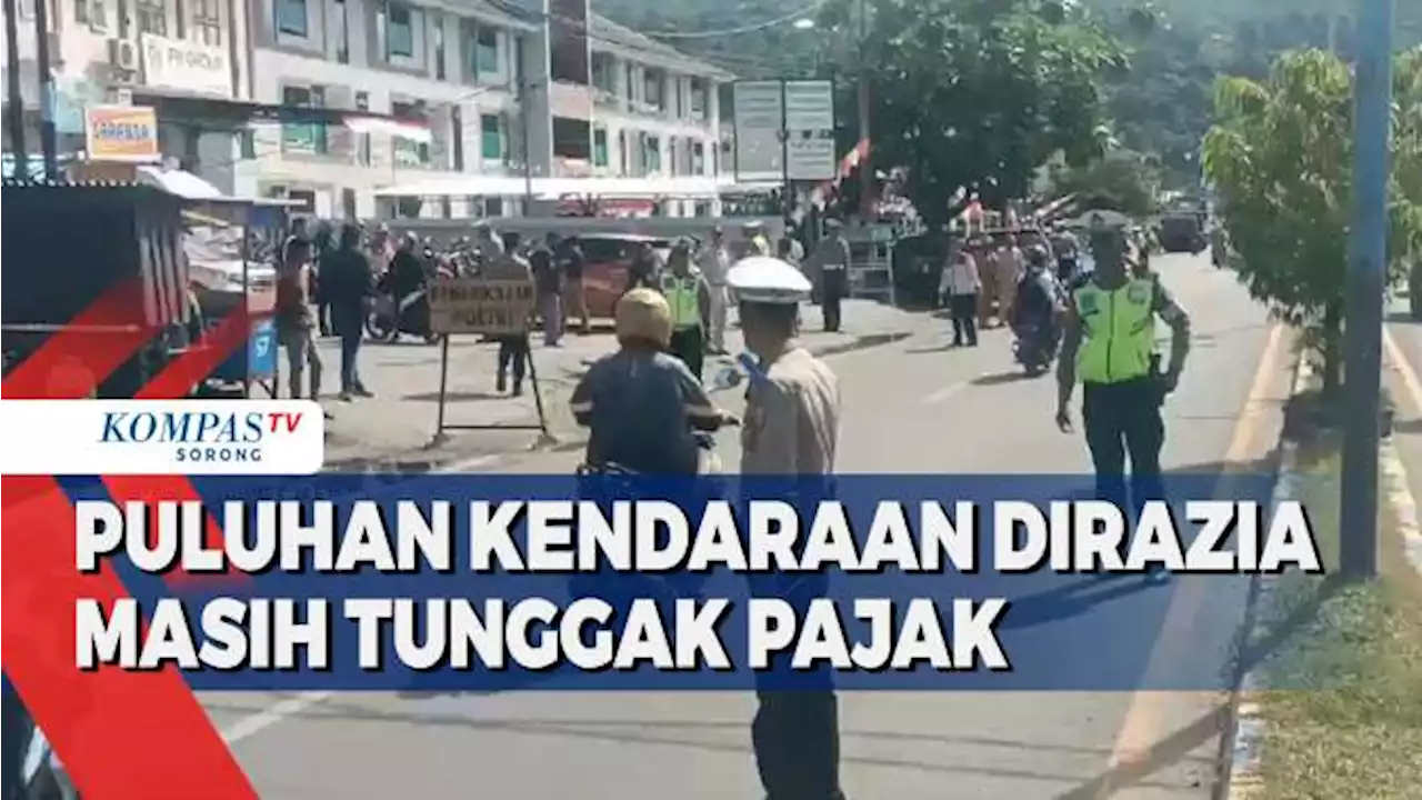 Razia Operasi Zebra Kendaraan Tunggak Pajak Langsung Bayar Ditempat