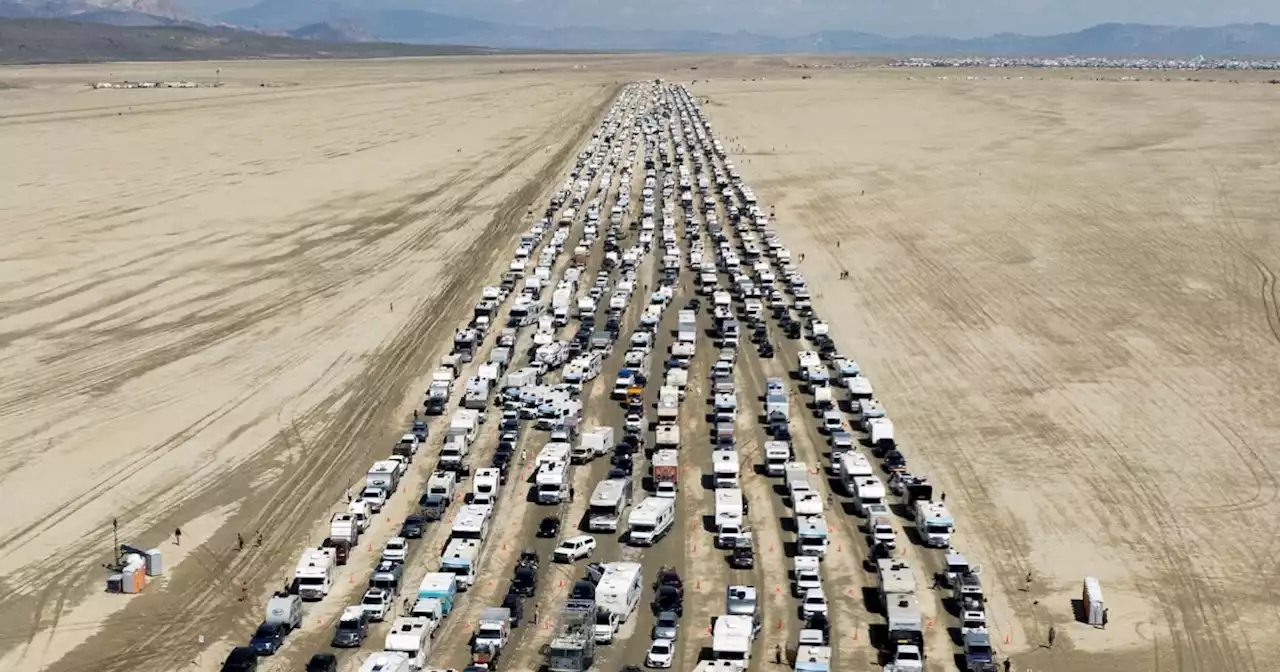 Burning Man attendees say learning to live with the unexpected is part of the program