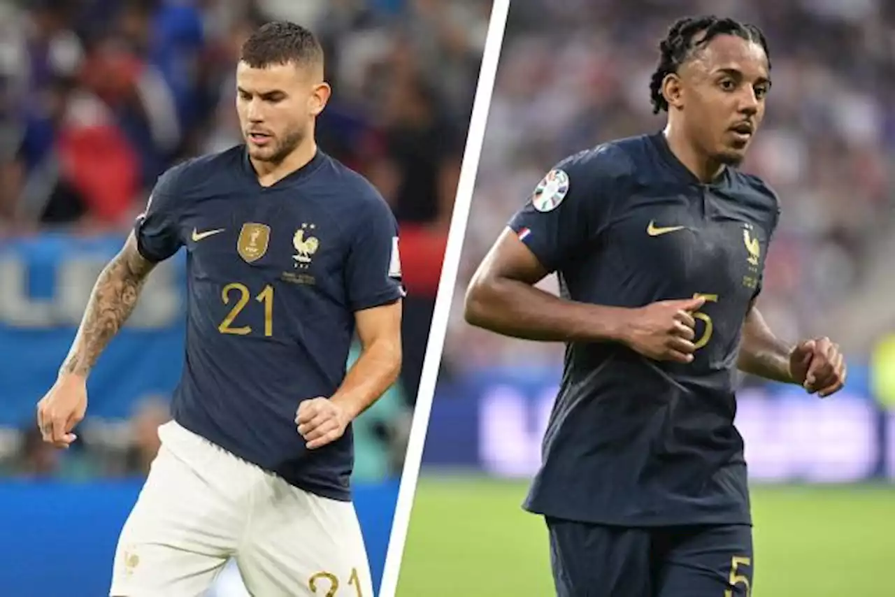 Lucas Hernandez et Jules Koundé devraient être titulaires avec les Bleus contre l'Irlande