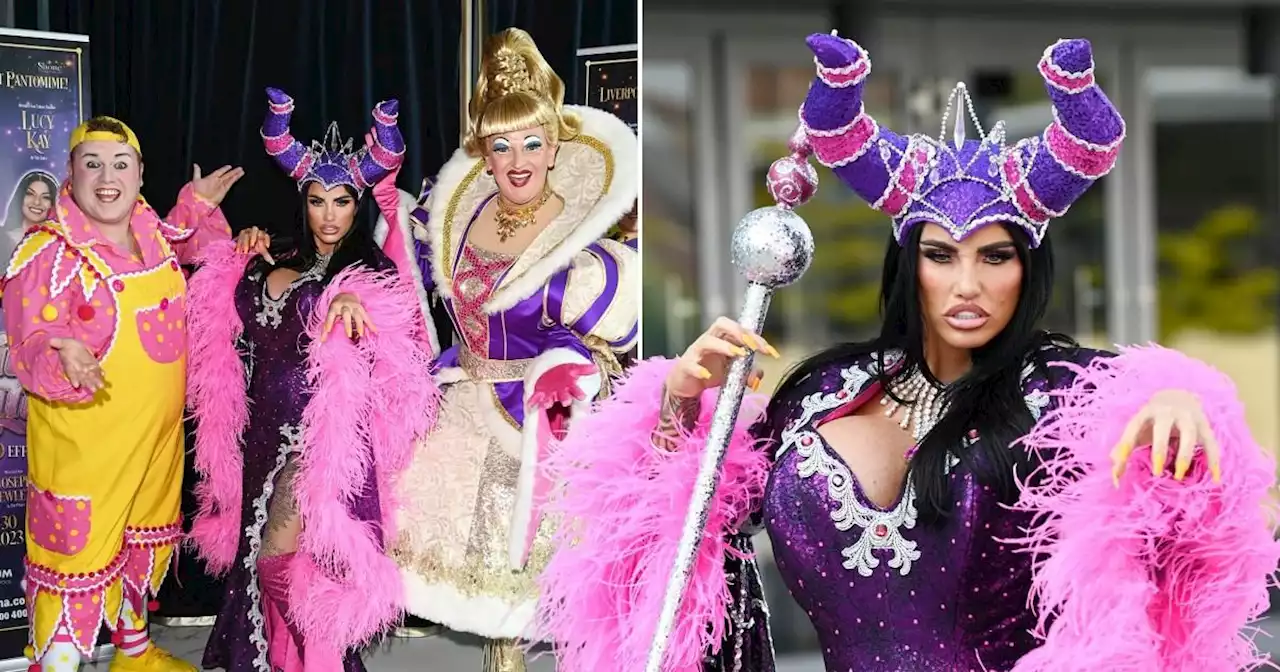 Katie Price channels her inner evil as she transforms into vengeful villian