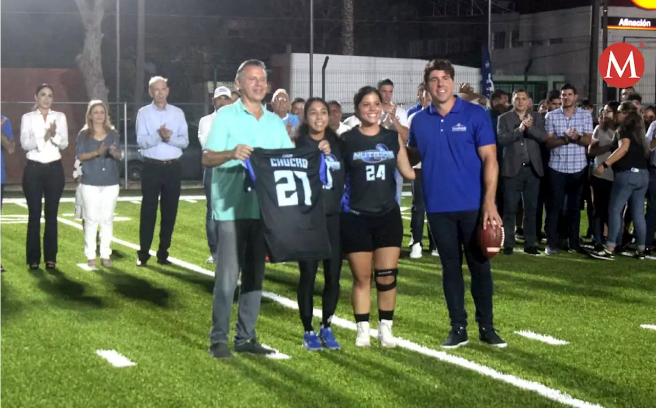 Inauguran la primera cancha de Tochito en Tampico