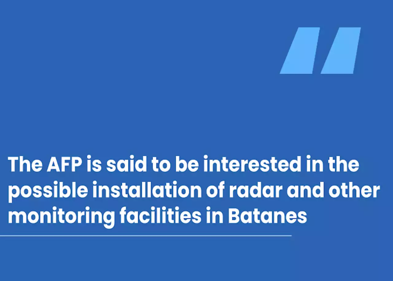 Why not a US-funded port in Batanes?