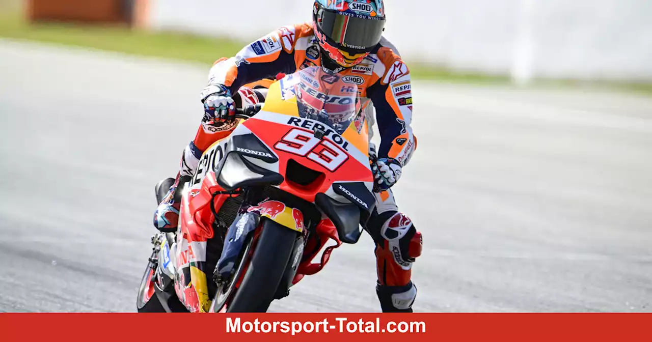 Trotz seiner neuen Taktik: Marc Marquez überfährt die Honda immer noch