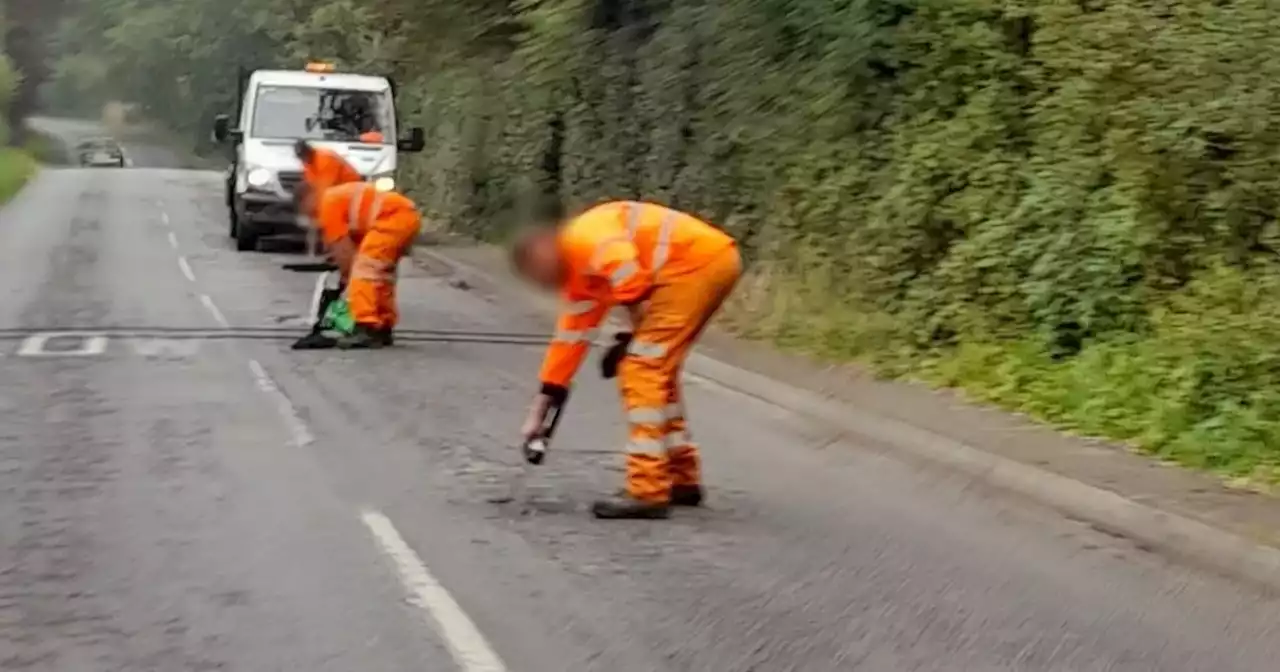 Council denies claim potholes repaired on day of Tour of Britain