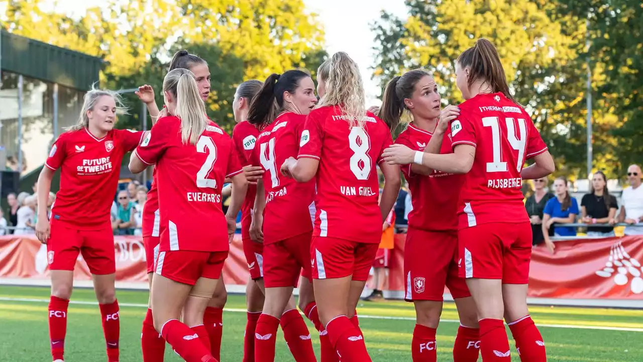 Vrouwen FC Twente met klinkende zege verder in voorronde Champions League