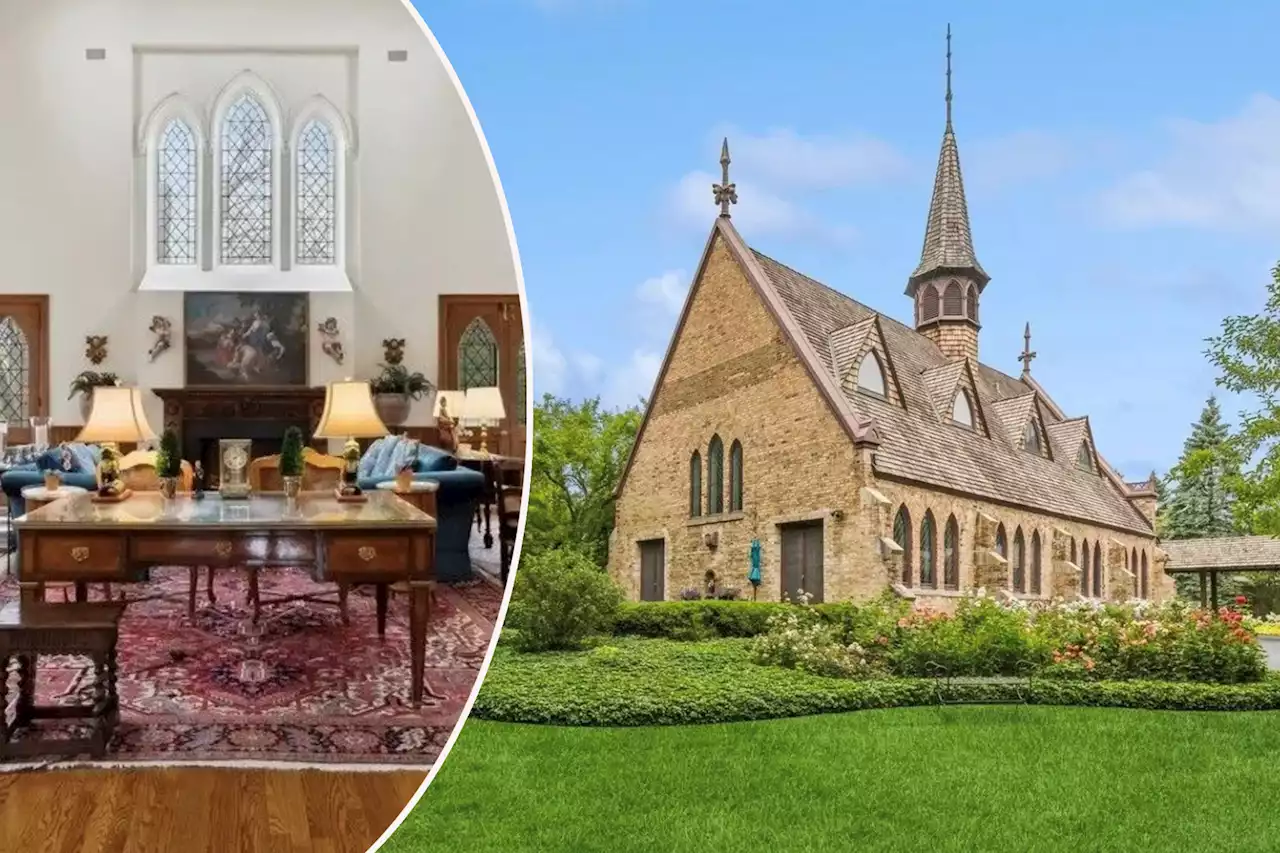 Heavenly Home: Former Gothic Church on Lake Michigan’s North Shore Is Listed for $1.4M