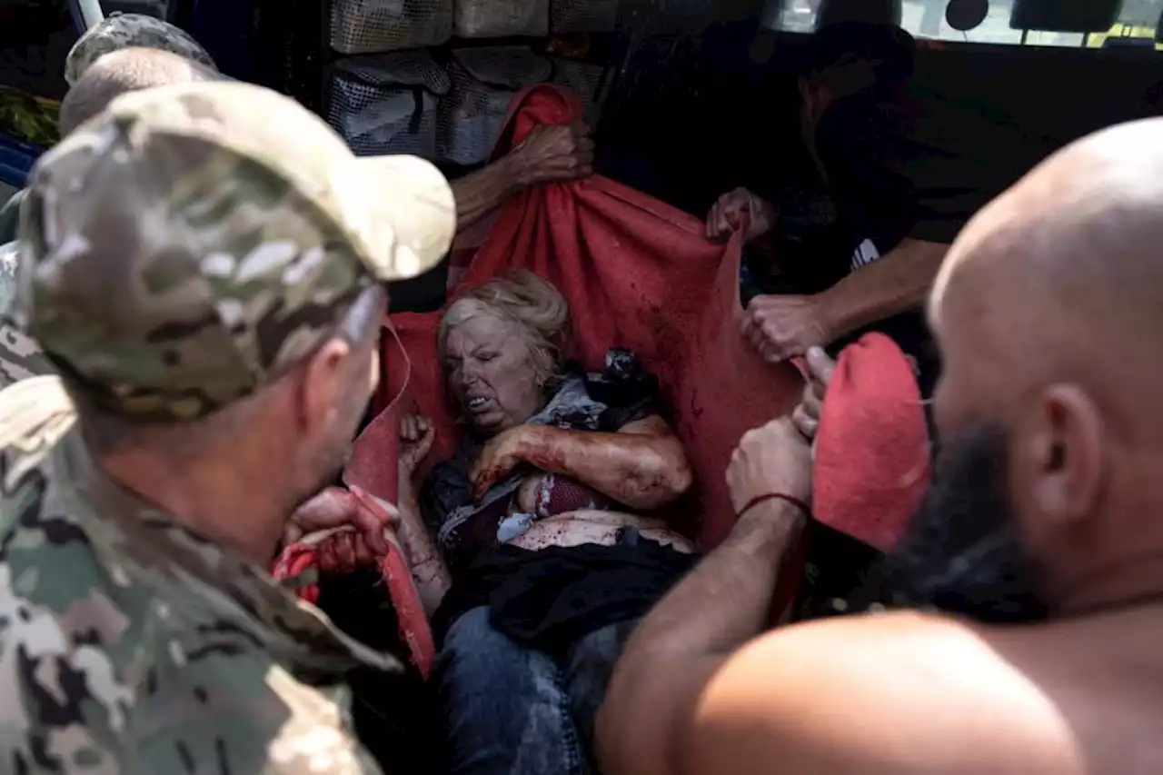 Russian shelling in Ukrainian city kills 16 and wounds dozens amid Blinken visit