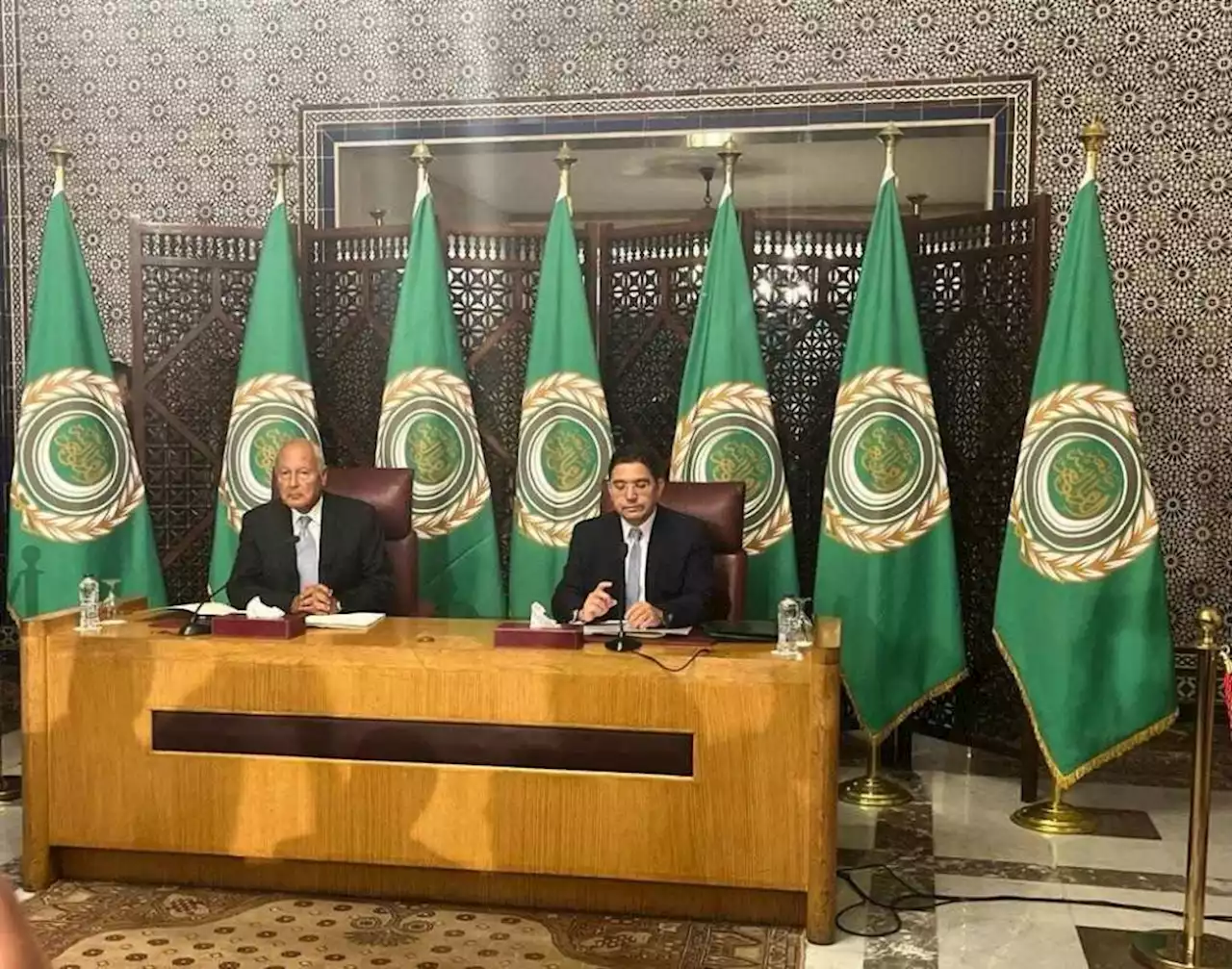 أبو الغيط: جهود تبذل لتنفيذ مبادرة السلام العربية.. بوريطة يطالب بتحرك لوقف الاعتداءات على الفلسطينيين