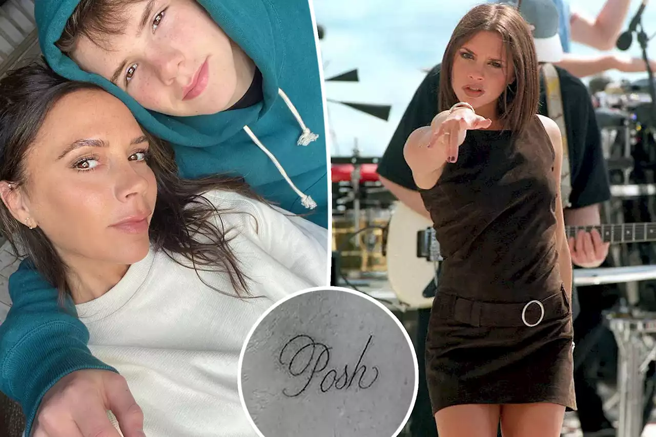 Victoria Beckham’s son Cruz honors her Spice Girl days with new tattoo