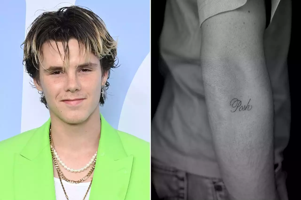 Cruz Beckham Pays Tribute to His Famous Mom's Spice Girls Past with a Posh New Tattoo