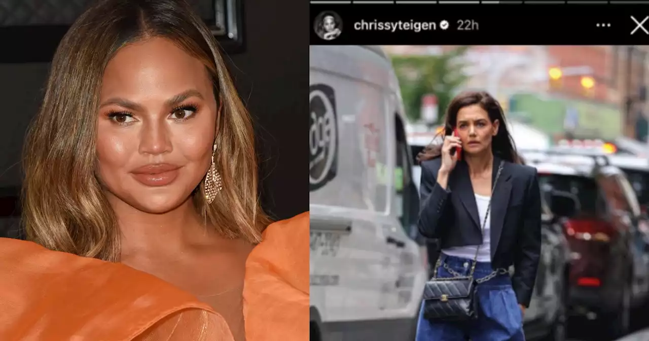 Photographer Sues Chrissy Teigen For Posting His Photo of Katie Holmes on Instagram