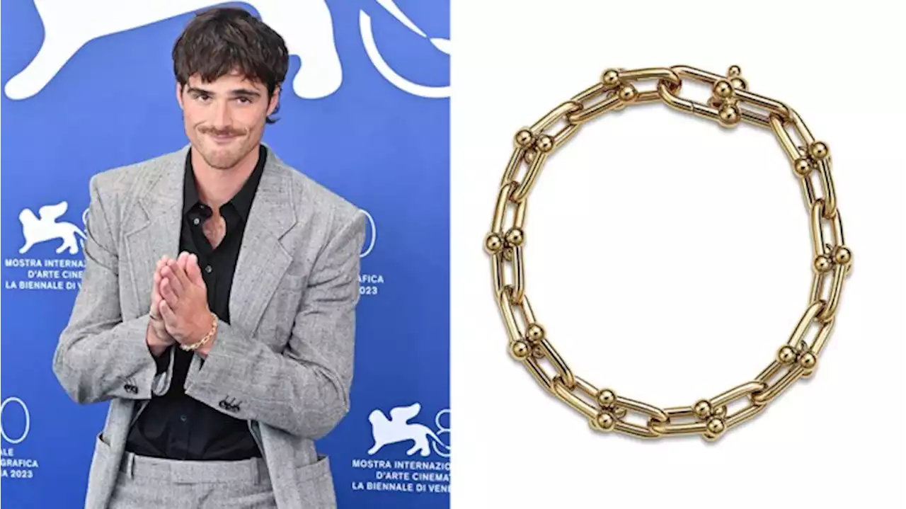 Actor Jacob Elordi Rocked a Bottega Veneta Suit and Tiffany Accessories at the Venice Film Festival