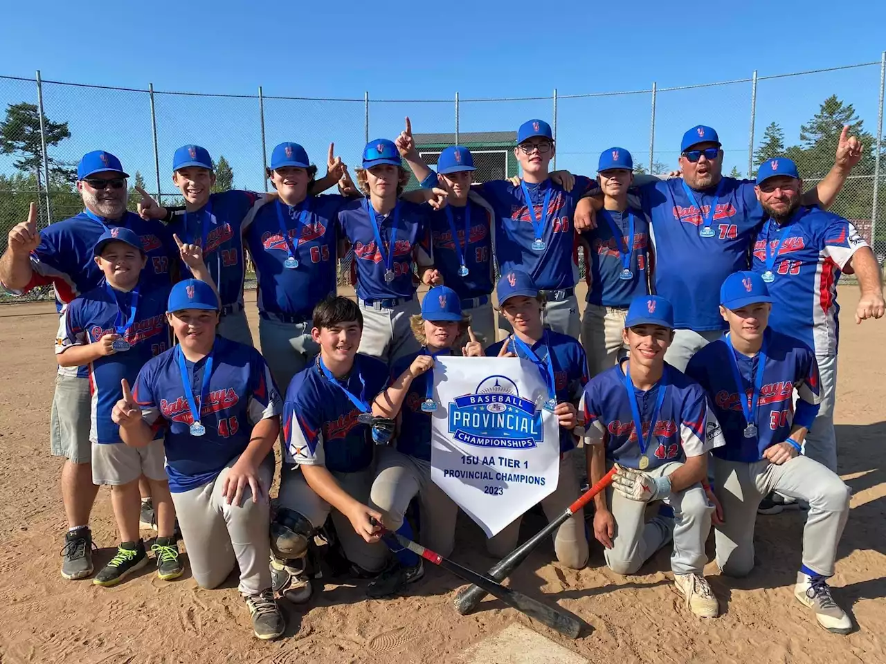 Yarmouth 15UAA Gateways are 2023 Baseball NS provincial champions