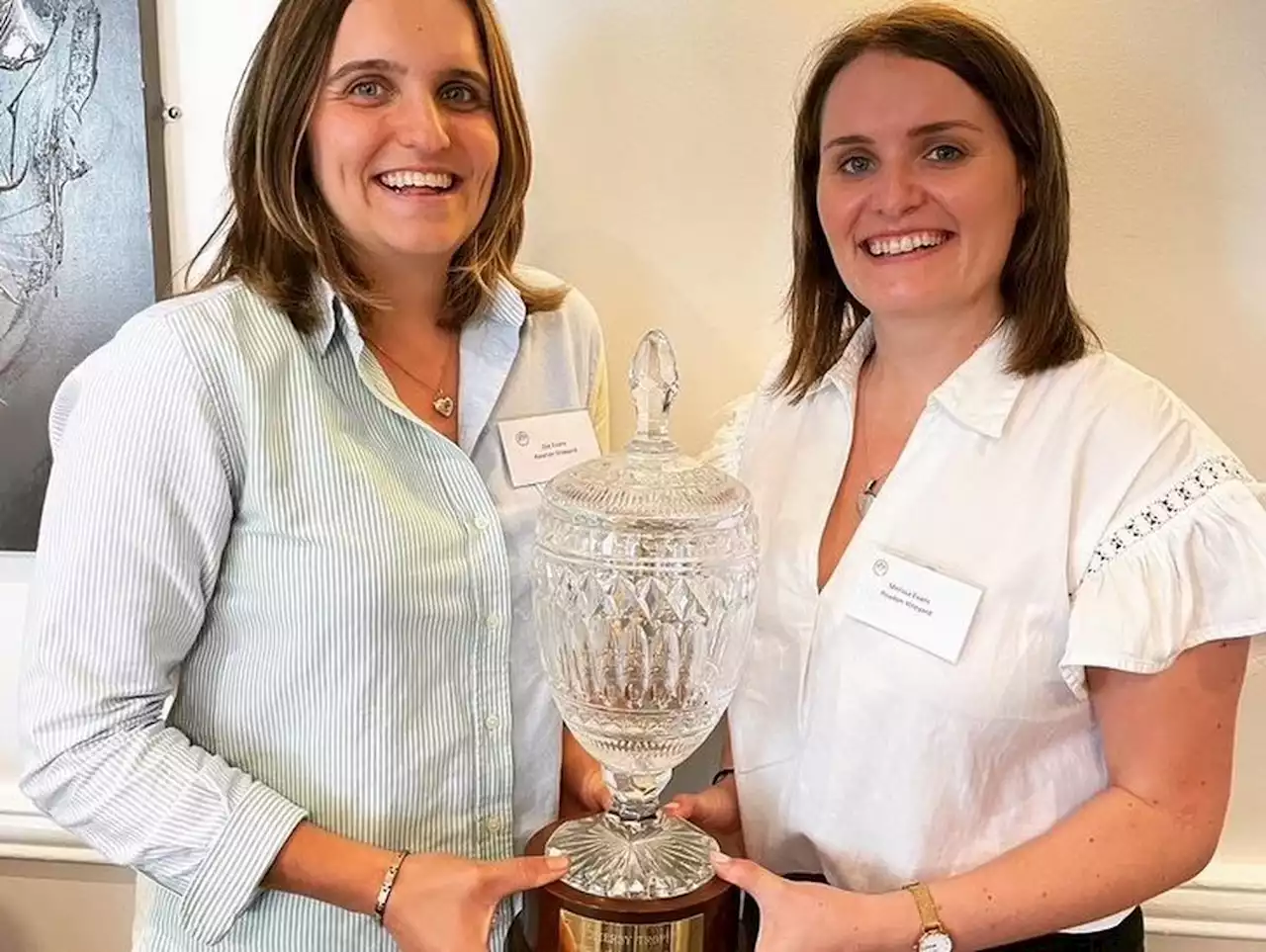 Shropshire twins are celebrating hat-trick at Wine GB awards