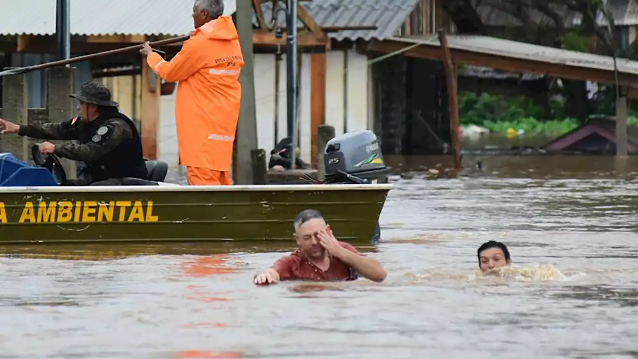 Brazil: People rescued from floodwaters as deadly cyclone hits Rio Grande do Sul state