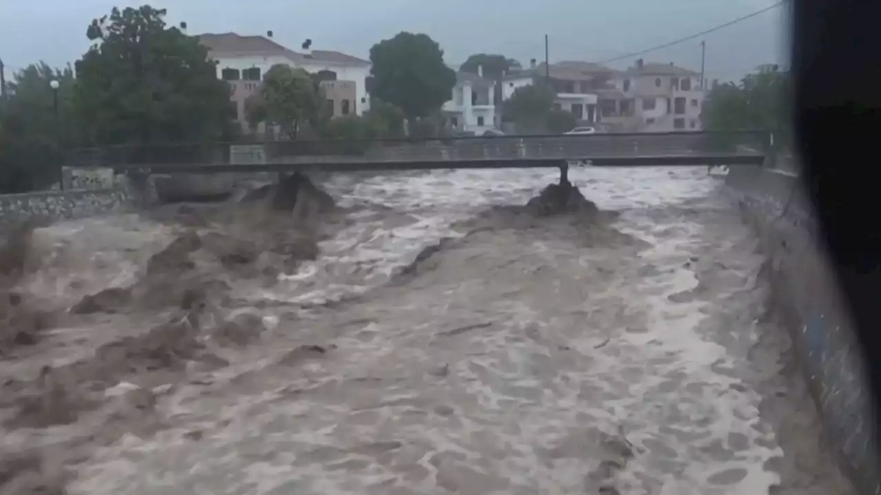 At least one person is dead and another missing following severe flooding in Greece