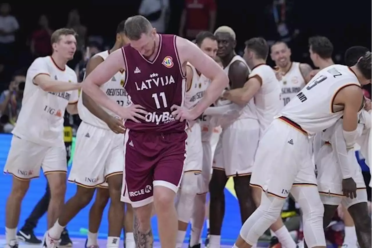 Germany holds off Latvia and will next play the USA in the FIBA World Cup semifinals