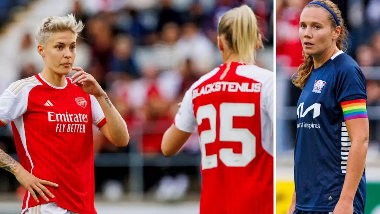 Fotboll: Lina Hurtig och Stina Blackstenius sänkte Linköping – Arsenal vidare i CL-kvalet