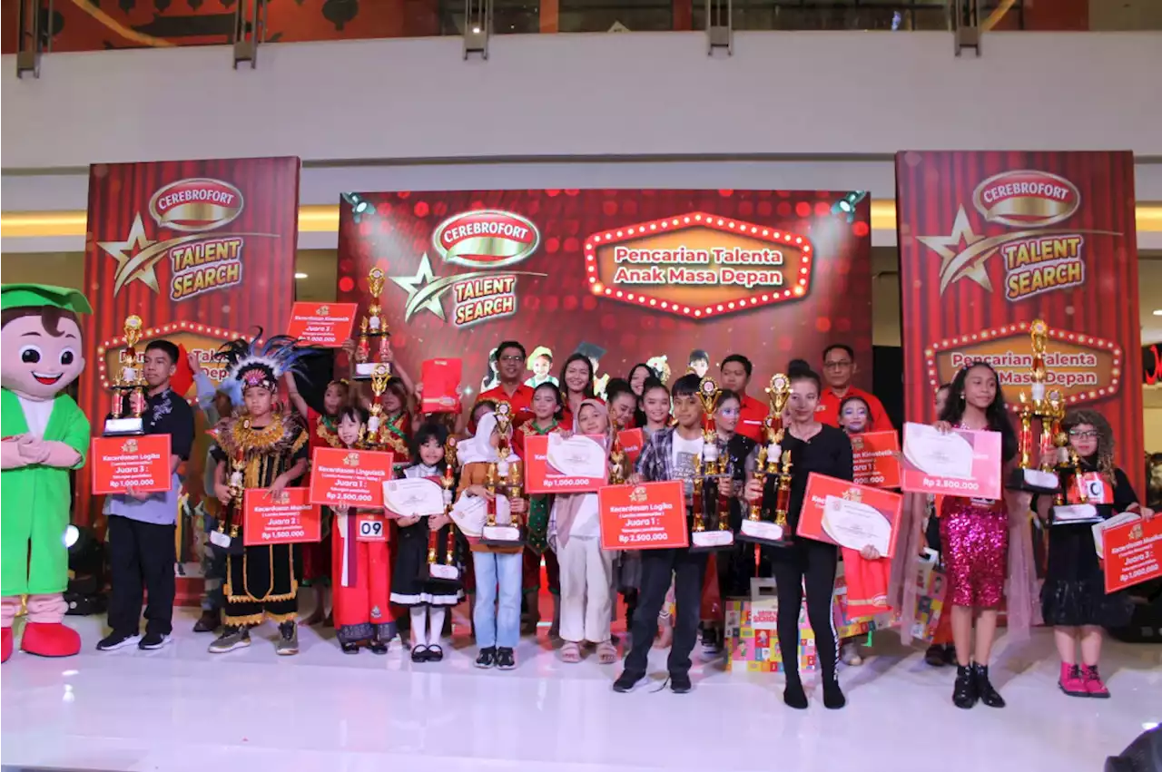 Semangat Talenta Cilik Indonesia Berbakat Meriahkan Ajang Cerebrofort Talent Search