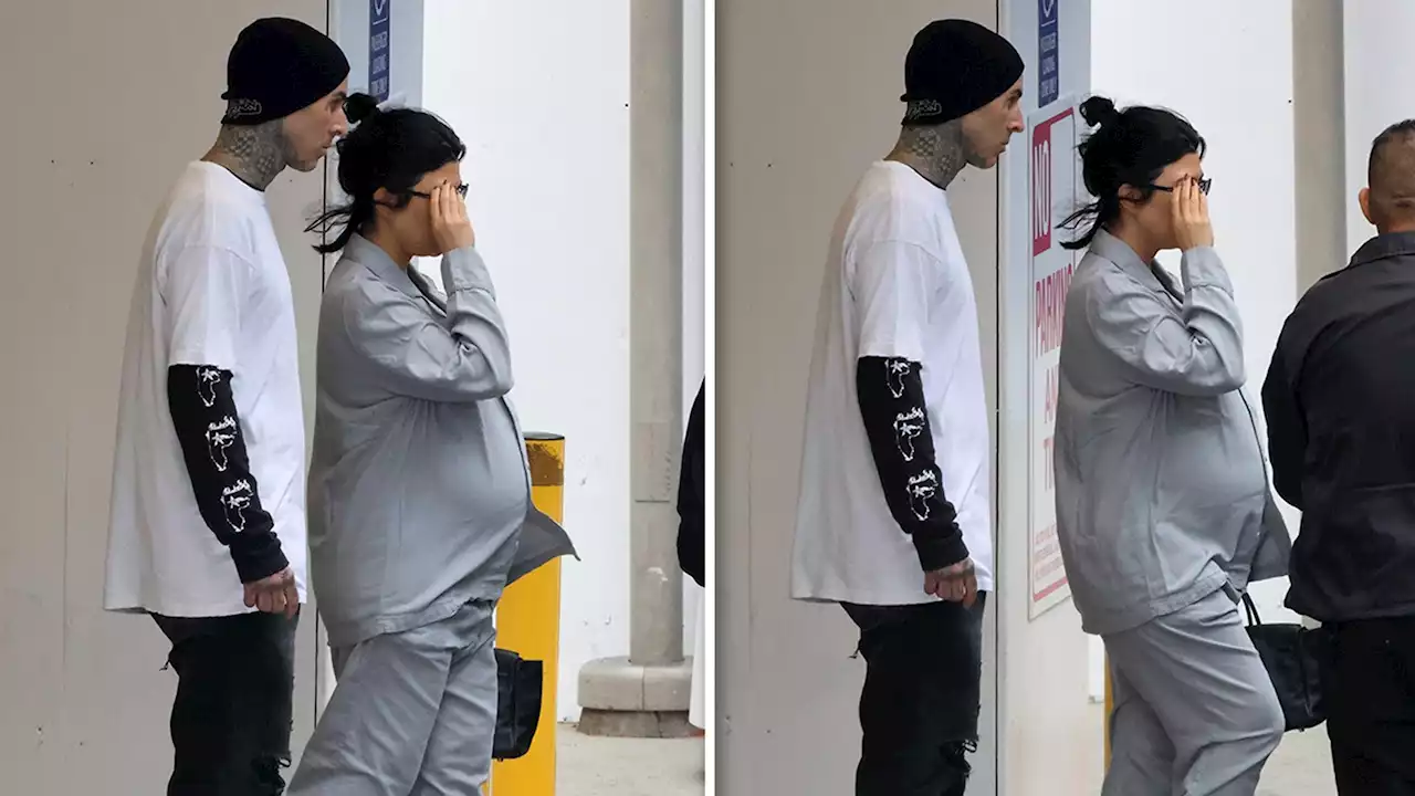 Travis Barker Leaves Hospital with Still-Pregnant Kourtney Kardashian