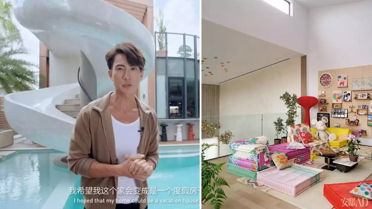 Wu Chun's 10,000 sq ft Brunei home has a 2-storey water slide