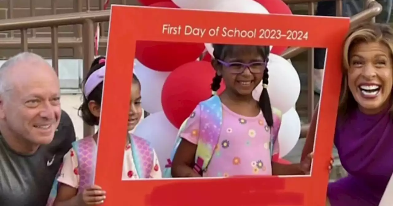 Hoda celebrates Haley and Hope's first day of school: 'I was so excited'