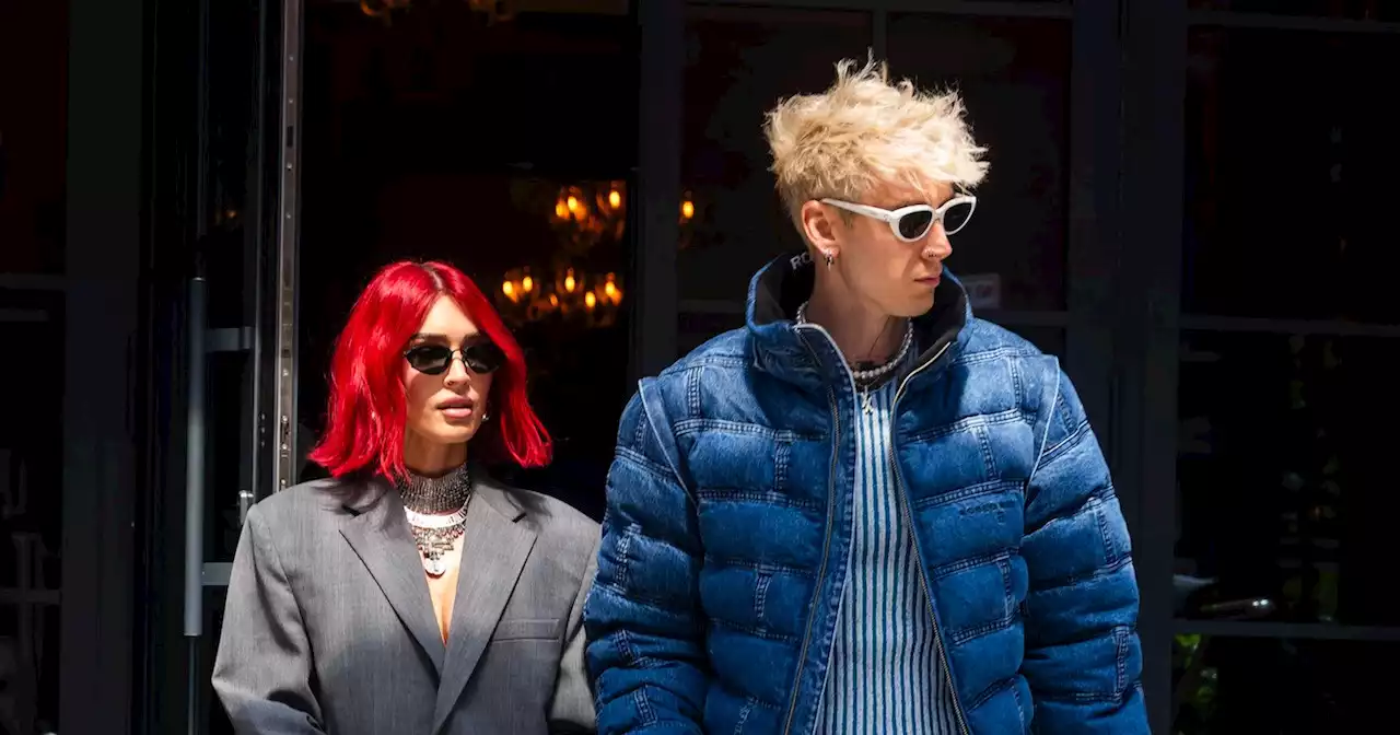 Megan Fox Unveils Bright Red Bob With Machine Gun Kelly