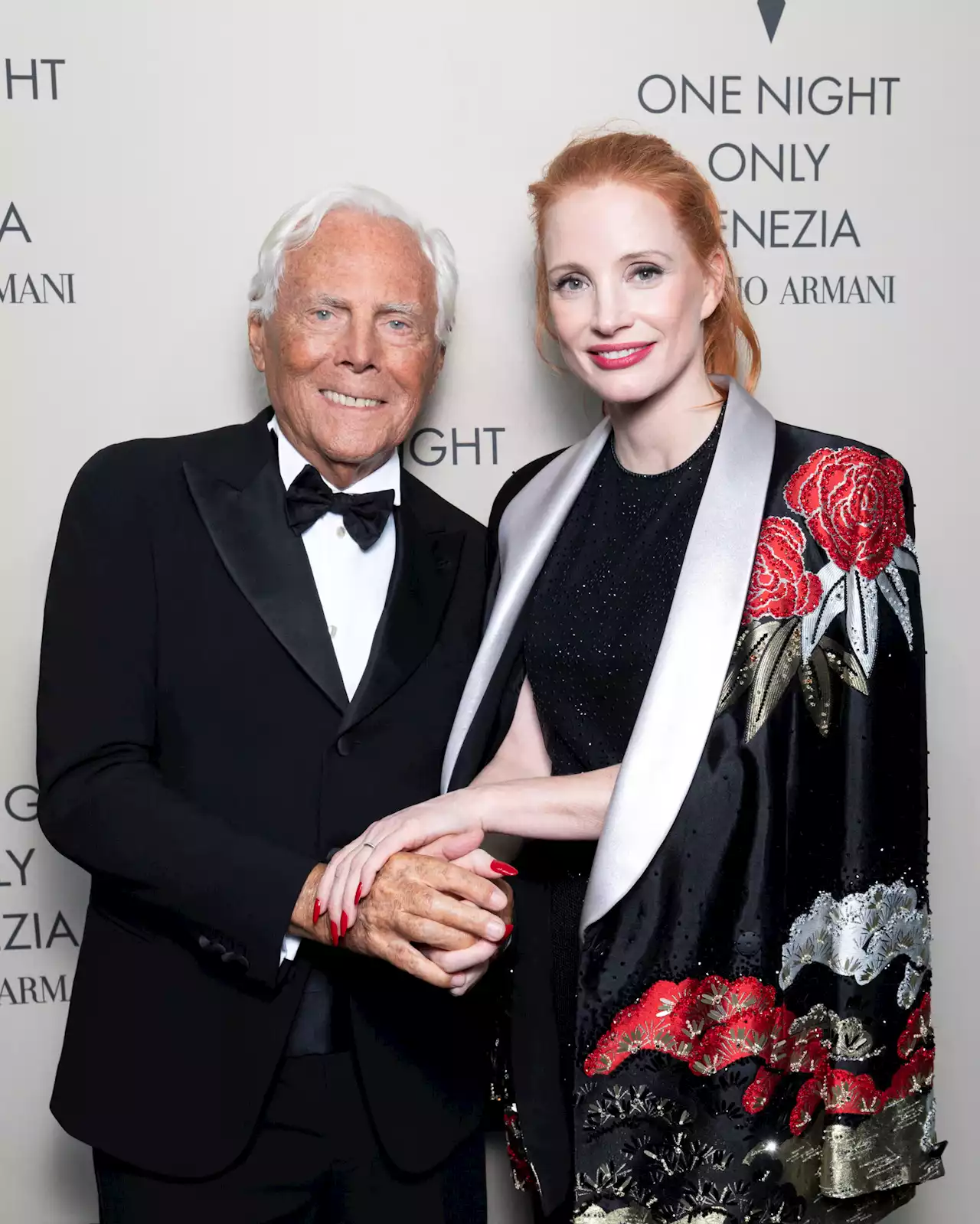 Giorgio Armani Presented A 'One Night Only' Event Series During Venice Film Festival