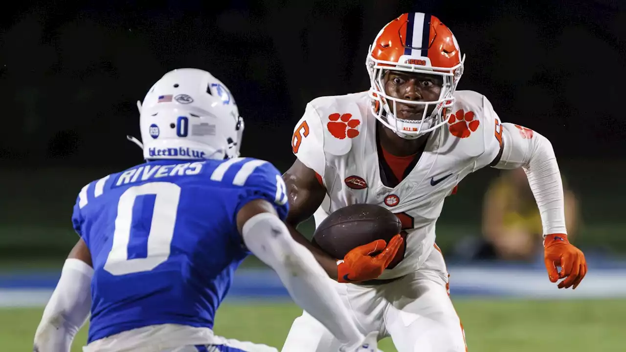 No. 25 Clemson, stinging frm opening loss, looking for crispness, confidence vs. Charleston Southern