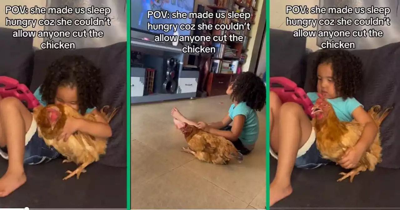 She made us sleep hungry: Girl refuses to let family eat chicken she befriended