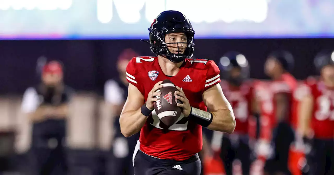 Veteran QB Rocky Lombardi, and his mullet, lead NIU to upset win over Boston College