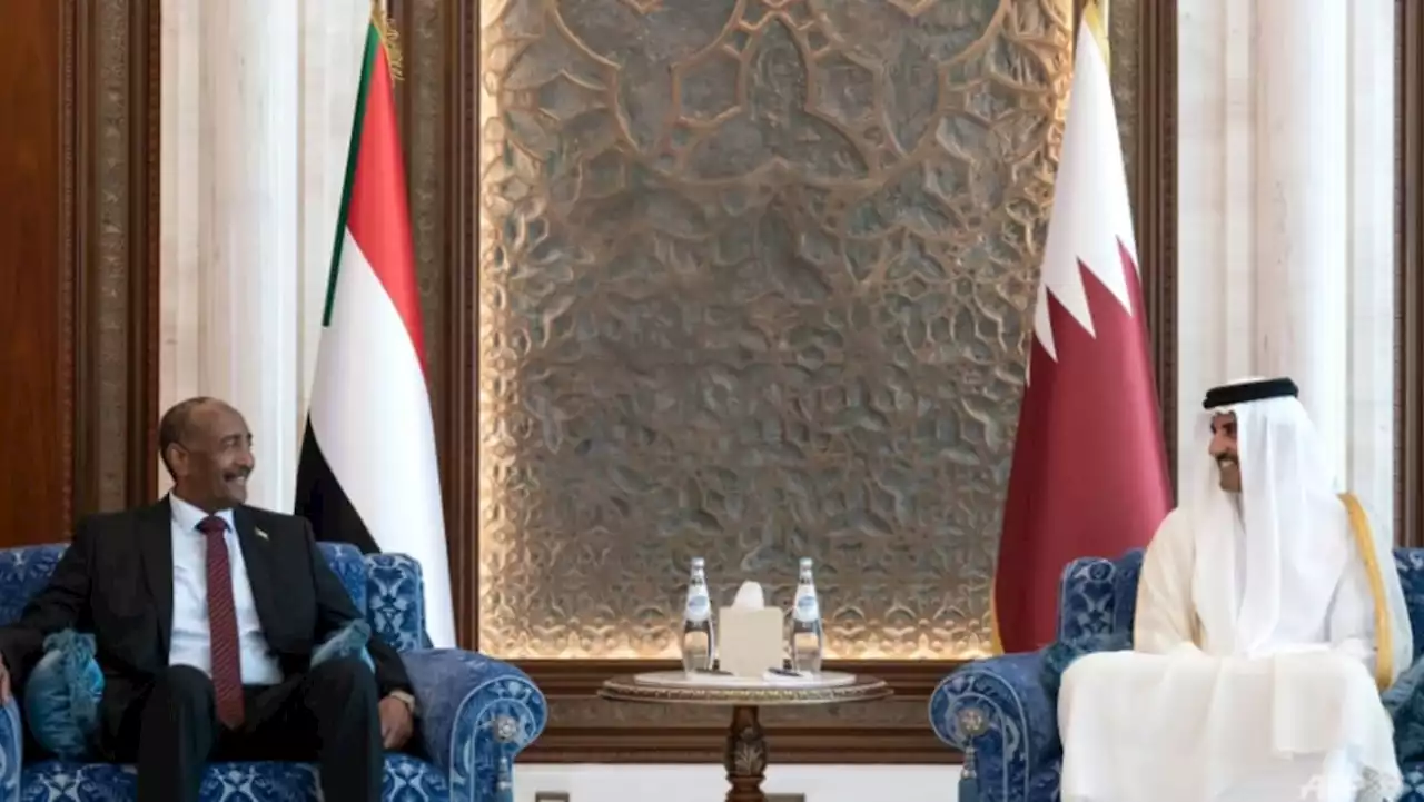 War-torn Sudan's army chief meets Qatar ruler in diplomatic push