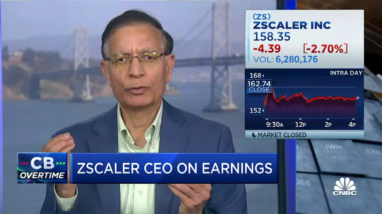 Zscaler CEO Jay Chaudhry talks 2024 outlook after quarterly earnings beat