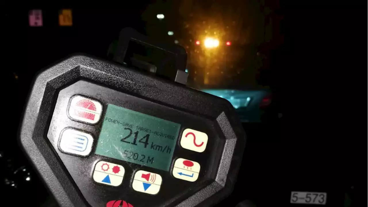 26-year-old G2 driver caught going 214 km per hour on Highway 400