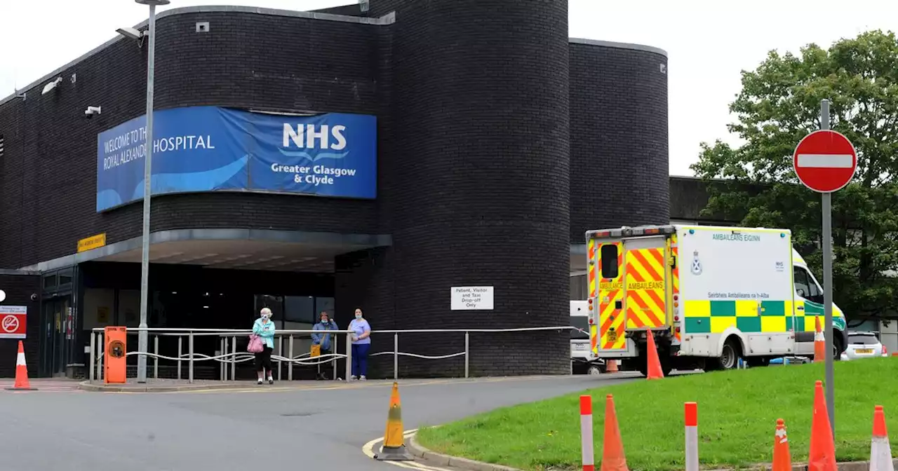 Dangerous concrete probe at Paisley's Royal Alexandra Hospital